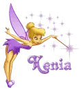 Tinkerbell Purple GlitterSparkled - Kenia