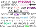 lifes to short