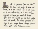 Love is patient