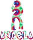 tye dye hippie chick angela