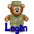 Military Soldier Teddy Bear (animated)- Logan