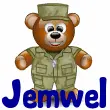 Military Soldier Teddy Bear- Jemwel