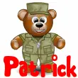 Military Soldier Teddy Bear- Patrick