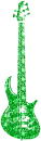 green guitar