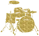 gold drums