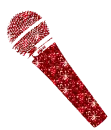 red microphone