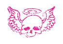 pink skull