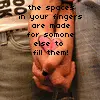 holding hands