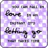 letting go and falling