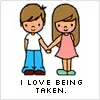 love being taken