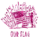 Pink American Flag