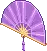 Purple Fan without design