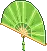 Green Fan without design