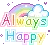 always happy