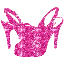 pink high heels
