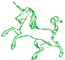 green unicorn
