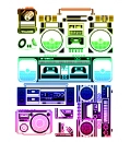 Colorfull Boomboxess