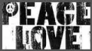 black peace and love