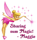 Tinkerbell GlitterSparkled Pink - Sharing sum Magic, Maggie