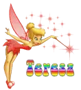Tinkerbell GlitterSparkled Rainbow - Teresa