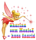 Tinkerbell GlitterSparkled Rainbow - Sharing sum Magic, hugs Ingrid