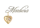 Marlena glitter text
