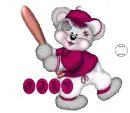 Mary baseball bear