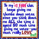 Glitter Text (with sparkles)- To My #1 Fan...