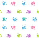 animated paw prints