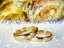 Wedding Rings (with sparkles)- Future Mr. & Mrs. Seever