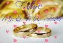 Wedding Rings (with floating hearts)- Future Mr. & Mrs. Seever