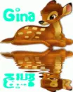 Bambi (with water reflection)- Gina