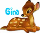 Bambi (with snowfall effect)- Gina
