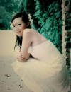 Girl in white dress