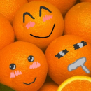 kawaii oranges