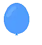blue balloon