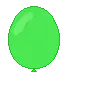 green balloon