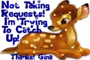 Bambi (with sparkles)- Not Taking Requests (Gina)