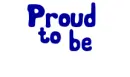 Glitter Text (blinkie)- Proud to be Jewish