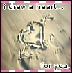 Heart in Sand (still)