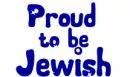 Glitter Text (with sparkles)- Proud to be Jewish