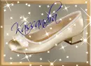 Gold Flat Dress Shoe (with sparkles)- Kassandra