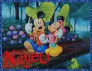 Mickey & Minnie Mouse walking in rain (with rainfall effects)- Nayeli