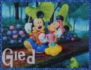 Mickey & Minnie Mouse walking in rain (with rainfall effects)- Gied