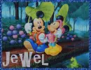 Mickey & Minnie Mouse walking in rain (with rainfall effects)- Jewel