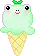 Mint Froggy Cone
