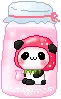 Panda In A Jar!! <3
