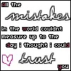 mistakes