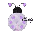purple ladybug Christy