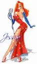 Roger the Rabbit Jessica Rabbit (with sparkles)- Jessica